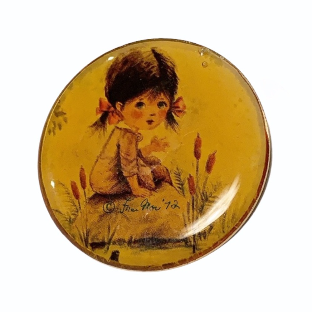 Vintage 1970’s Fran Mar Moppets pin